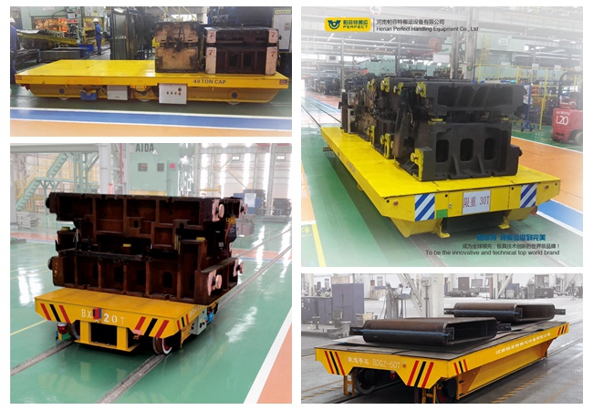 السكك الحديدية عربة نقل الأخشاب الكهربائية بناء الموقع المسار بوجي التعامل مع المركبات