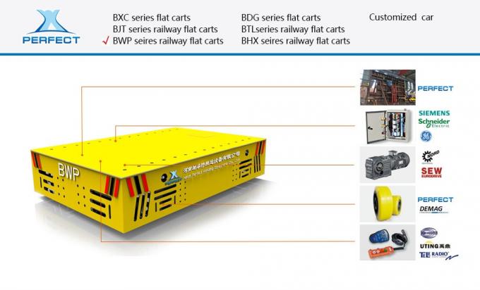 عربة نقل كهربائية سعة 20 طن تُستخدم لتحريك قوالب أو لفات أو مواد