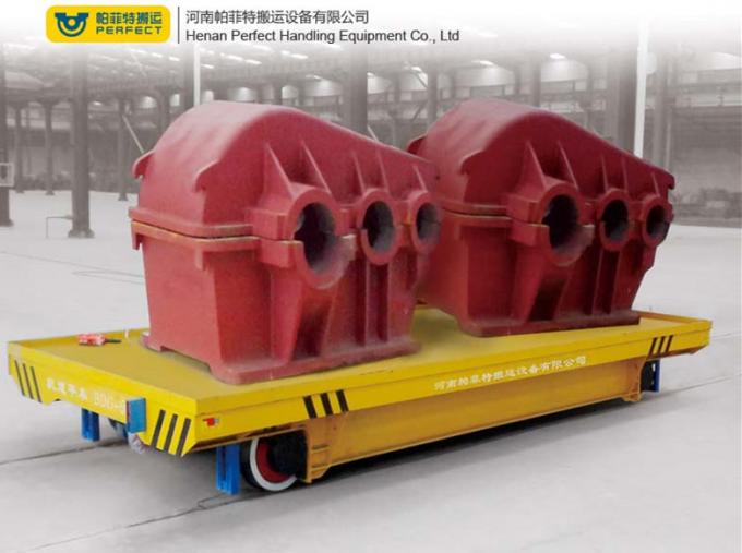 نقل الفولاذ المقاوم للصدأ مغرفة عربة السكك الحديدية مع مواد الكربون الصلب لمناولة المواد الصناعية