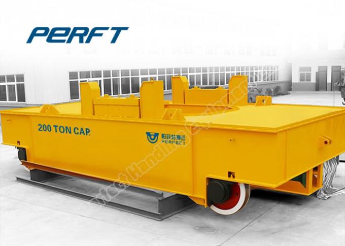 مغرفة عربة الصناعية لنقل المصهور المعدن الصلب مغرفة عربة نقل السكك الحديدية الكهربائية