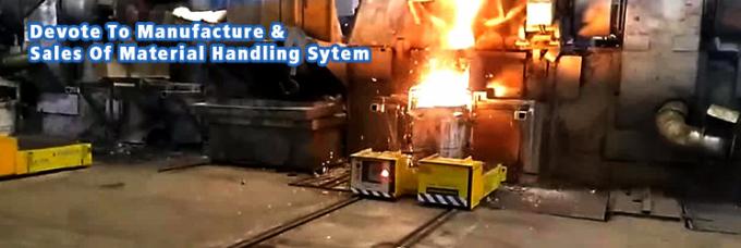120 طن الصلب السكك الحديدية تسترشد المركبة لصناعة الصلب معدات مناولة المواد