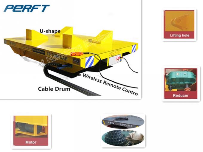 عربة نقل السكة الحديدية الكهربائية الخاصة بالمصنع الفولاذي للمقالب ومعدات القوالب
