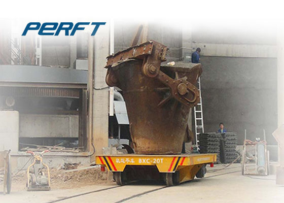 Molten Iron Casting Rail Ladle Transfer Car With High Temperature Resistant