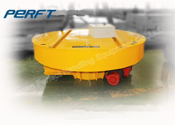 360 Degree Rotating Rail Material Handling Turntable/90 degree with turntable to rotate a trailer